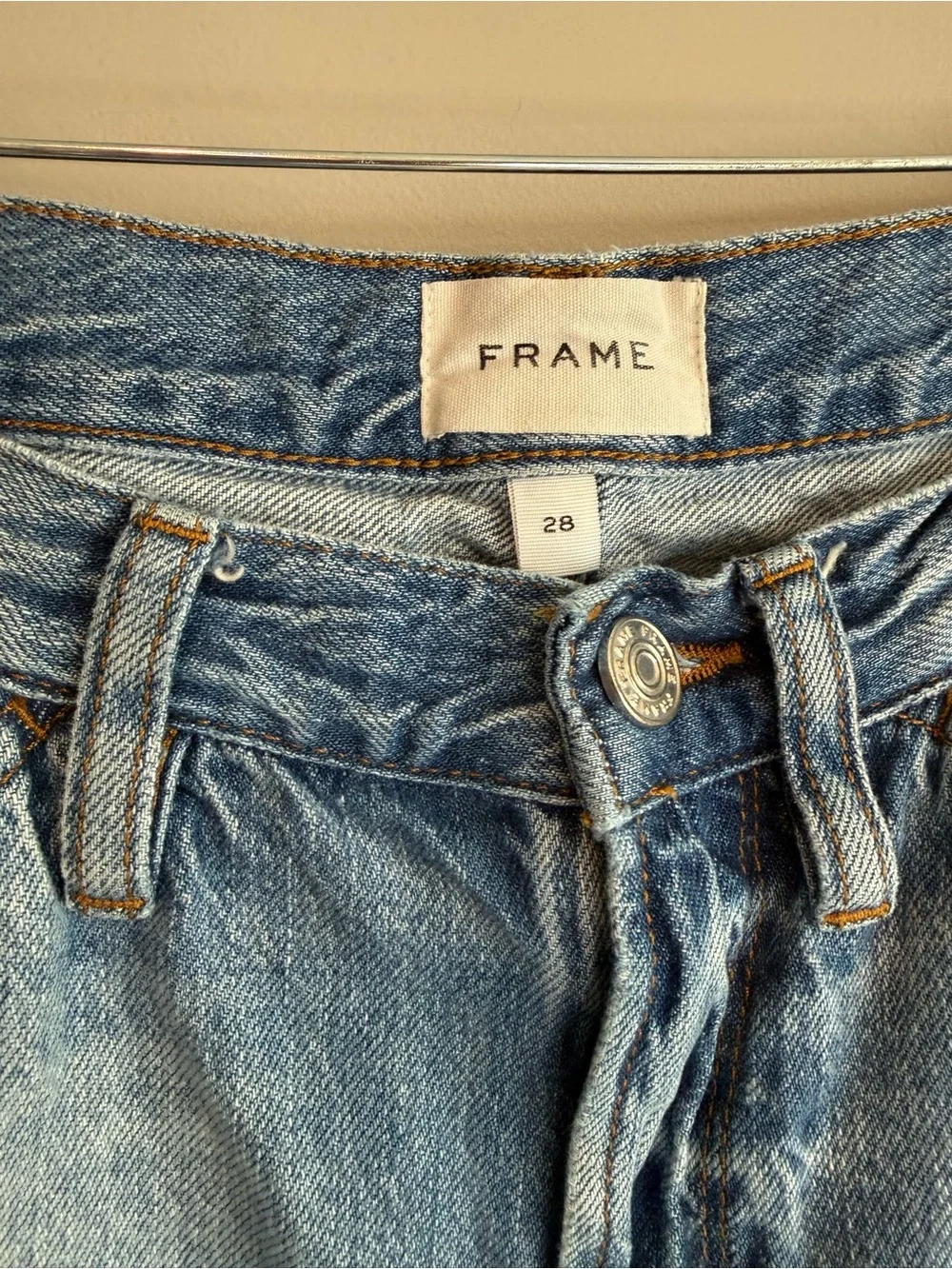 Frame Denim Wide-Leg Jeans Size 28 - Picture 4 of 9
